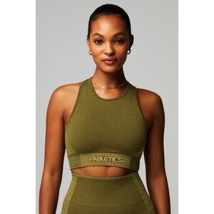 Fabletics Seamless Low Impact Sport Stripe Bra XS